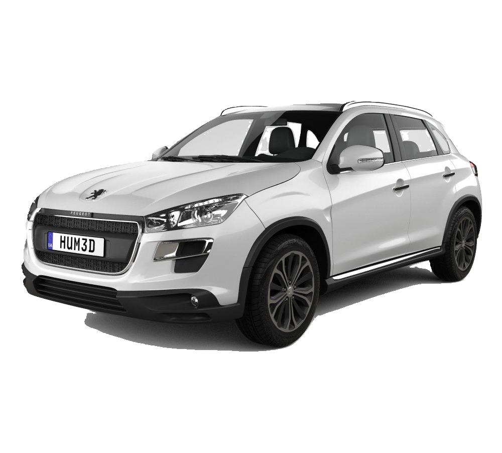 Peugeot 4008 SUV 2012-2017 integrované lyžiny